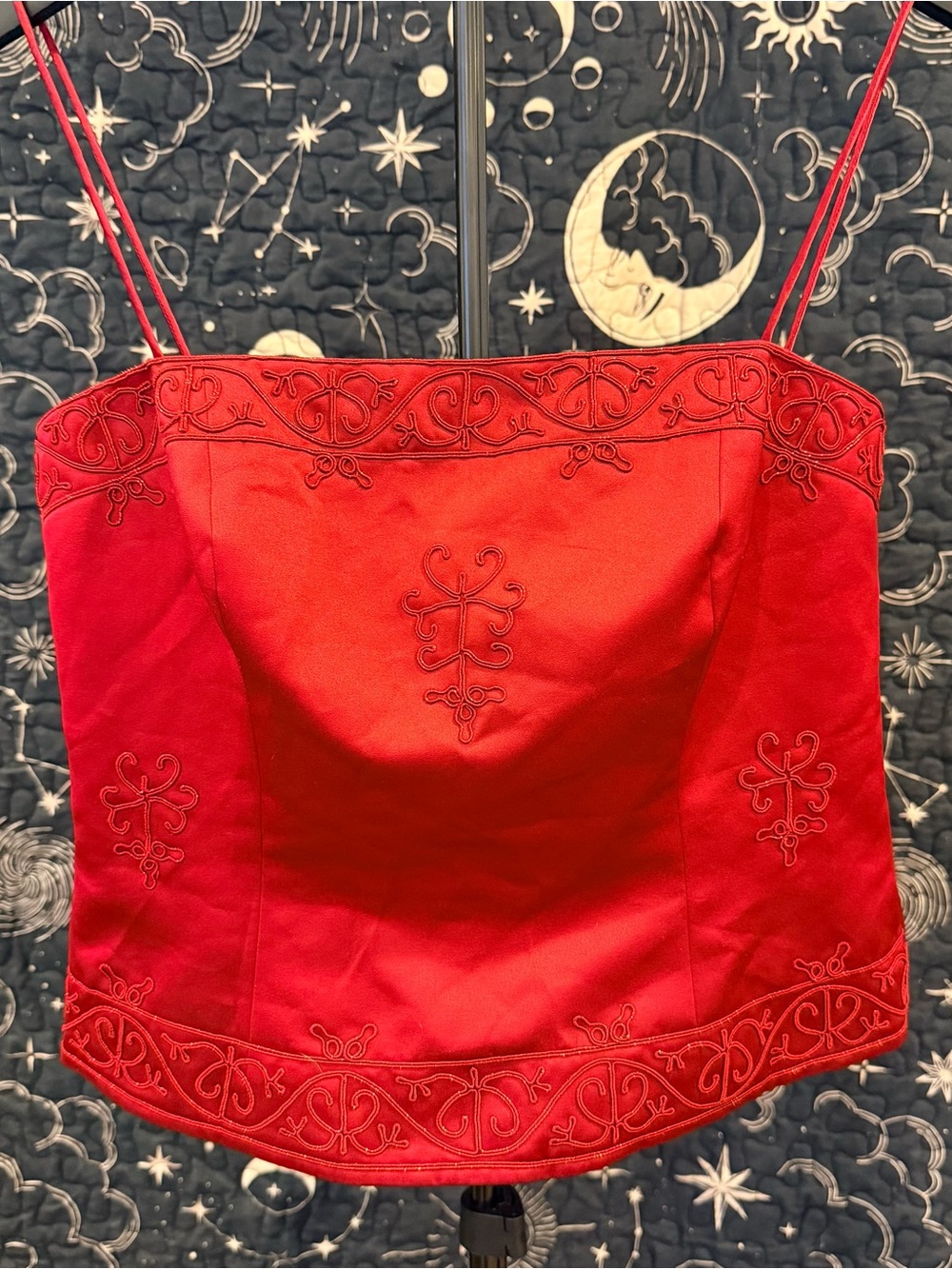 Vintage Formal Michaelangelo Top - Y2K Whimsigoth
